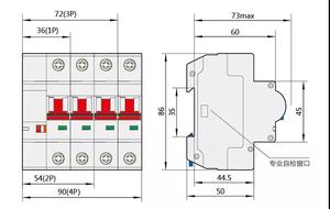 Lyailot Bộ Ngắt Mạch Tuya Smart Life 1P 2P 3P 4P <span class=keywords><strong>16A</strong></span>-100A Bộ Ngắt Mạch Thông Minh WiFi - Product Image 4