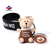 Longzhiyu – Porte-clés en PVC souple brillant personnalisé, 20 ans d'expérience, cadeau idéal pour les fêtes d'enfants, porte-clés en silicone avec logo personnalisé, porte-clés tendance