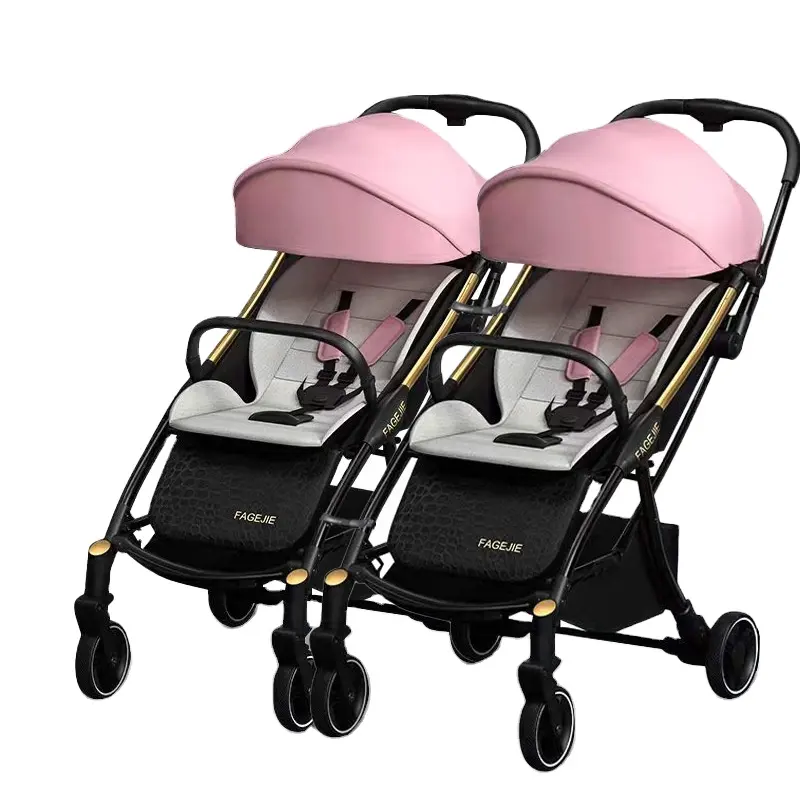 Nouveau Style de poussette pliable Portable de luxe à vue haute pour bébé