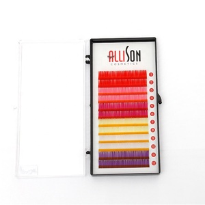 Lông Mi Màu Nâu Nối Dài Lông Mi Hàn Quốc PBT Tùy Chỉnh Hỗn Hợp Màu Sắc Cá Nhân Mở Rộng Lông Mi - Product Image 5