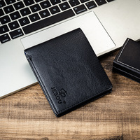 Set Hadiah Pria, Set hadiah dikemas dengan indah + dompet sabuk kreatif sederhana kombinasi untuk Hari Ayah