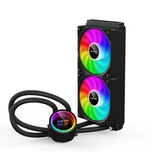 Precio de fábrica Computadora Cpu Enfriador líquido ARGB Procesador de CPU Enfriador de refrigeración Stock <span class=keywords><strong>Pc</strong></span> Agua 240mm Refrigeración líquida para Intel y Amd - Product Image 1