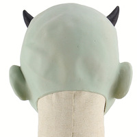 Masque en latex DAMAI Little Devil Vampire pour Halloween, masque effrayant de zombie, accessoires de déguisement pour maison hantée, couvre-chef pour fête de carnaval