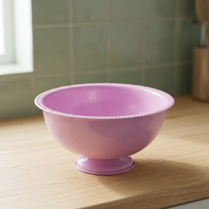 Bol sur pied en fer avec revêtement en poudre - Product Image 1