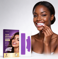 Bandes blanchissantes pour les dents sans peroxyde, formule personnalisée, fines et sèches, patchs d'éclaircissement dentaire pour les soins bucco-dentaires quotidiens à domicile