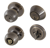 Cerradura de Combinación RHETECH sin Llave, 3 Llaves, Acero Inoxidable Cilíndrico Tubular Galvanizado, Cerrojo Simple de 35-45mm