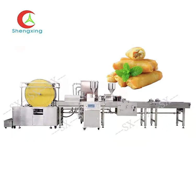 Ligne de production Lumpia Making Maker Vegetable Price Chine Spring Roll Machine