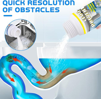 Poudre désodorisante CE pour toilettes, salle de bain, cuisine, égouts, élimination des odeurs, détartrage des canalisations, agent de nettoyage pour le débouchage des drains