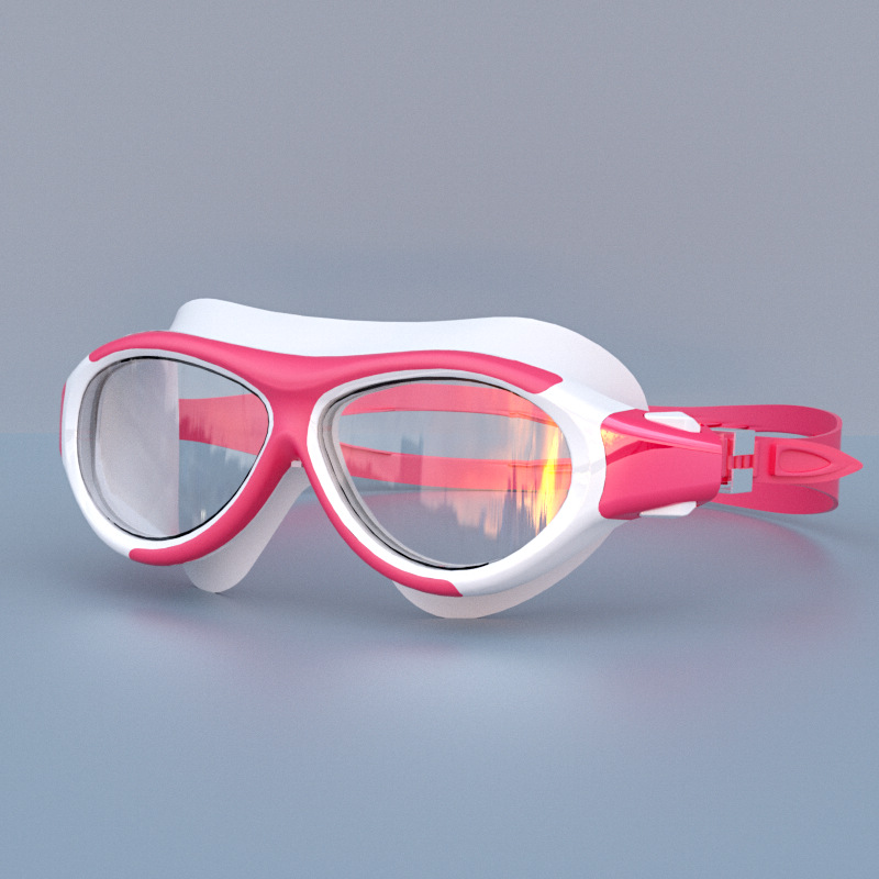 Red and white transparent