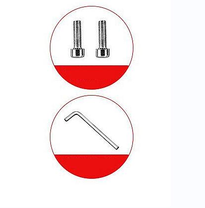 2pcs screw and 1pc tool