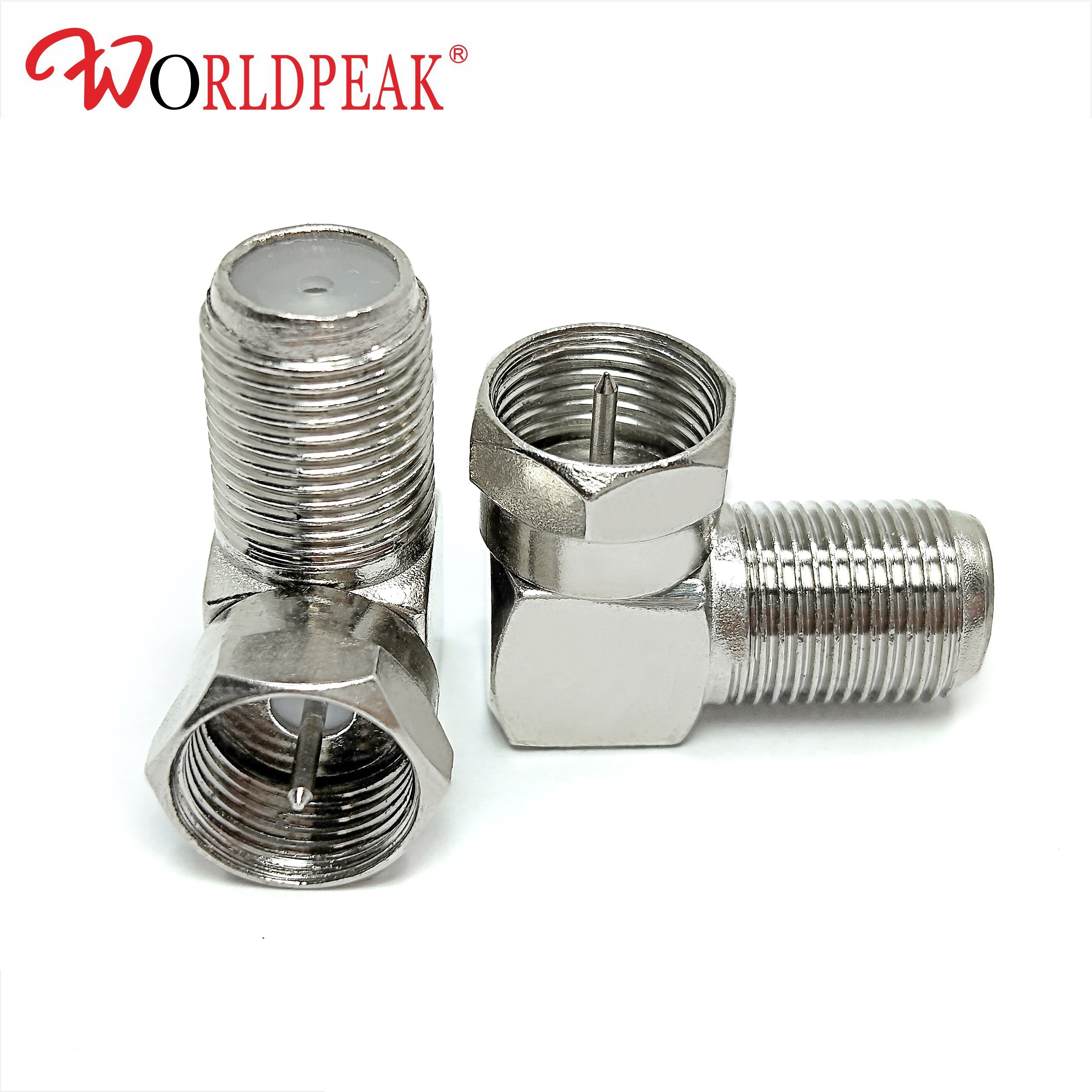 Jopto 6PCS Right Angle RF Coaxial Coupler TV Aerial Adapter Satellite Sky Virgin F Male Plug To F Female 90 Degree Nickel Plated Converter Connectors For Wall Mounted Tvs And Coaxial Cable Connection Jopto 6PCS Right Angle RF Coaxial Coupler TV Aerial Adapter Satellite Sky Virgin F Male Plug To F Female 90 Degree Nickel Plated Converter Connectors For Wall Mounted Tvs And Coaxial Cable Connection