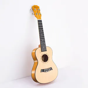 23 polegadas acoustic guitar Suppliers-Ukulele de crianças de alta qualidade, 2021 nova listação iniciante natural spruce 23 polegadas guitares acústicos