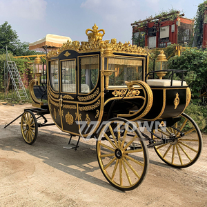 Calèche électrique royale de tourisme à 4 roues, chariot de luxe pour sites touristiques et usage commercial en zone piétonne - Product Image 5