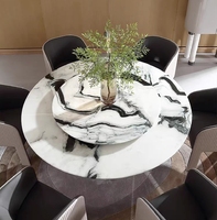 Panda Blanc Marbre Artificiel Quartz Pierre Dalle Table À Manger Comptoir Escalier Plancher Salon Caractéristique Mur Table Basse