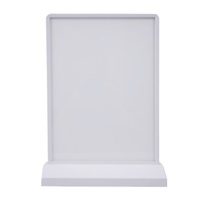 Panneau publicitaire LED A4 rechargeable sans fil, présentoir de bureau magnétique en acrylique double face, boîte à lumière LED ultra-mince