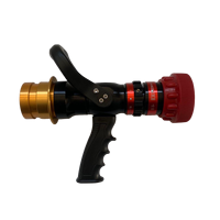 Vente directe d'usine, buse à jet d'eau à poignée pistolet, équipement et accessoires de lutte contre l'incendie à commande individuelle, pistolet à incendie réglable