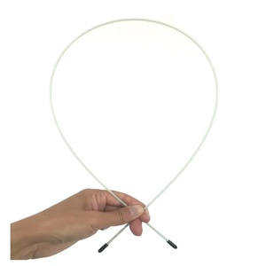 Tige flexible en fibre de verre 100% avec capuchons de protection en caoutchouc pour drapeaux de culte et mât de drapeau - Product Image 1