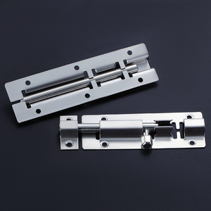 Perno para puerta y ventana de acero inoxidable, tipo medio engrosado, montaje expuesto, de 3 a 12 pulgadas, para puertas, ventanas, cajones y armarios - Product Image 2