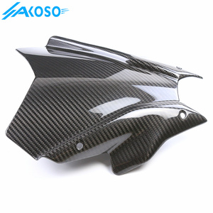AKOSO 100% 3K fibre de carbone moto avant déflecteurs d'air pare-brise pare-brise pour <span class=keywords><strong>Yamaha</strong></span> <span class=keywords><strong>MT09</strong></span> FZ09 2021 2022 <span class=keywords><strong>2023</strong></span> 2024 - Product Image 4