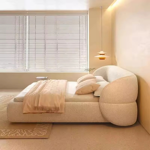 <span class=keywords><strong>Letto</strong></span> per Bambini a Forma di Nuvola, Set di Mobili per Camera da <span class=keywords><strong>Letto</strong></span>, <span class=keywords><strong>Letto</strong></span> King Size <span class=keywords><strong>Imbottito</strong></span> in Pelle per Bambini, Stile Crema, <span class=keywords><strong>Letto</strong></span> in Legno per Bambini - Product Image 4