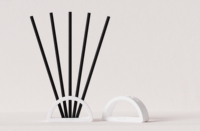 CH Noir Parfum Reed Diffuseur Bouteille En Céramique Vase Décoration Décor Nordique Vide Bouteille D'huile Essentielle pour La Décoration Intérieure