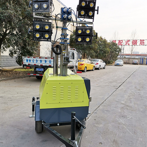 Tour d'éclairage mobile portable de 7m/9m avec générateur pour la construction, 440000 lumens, IP67, 80h d'autonomie continue - Product Image 5