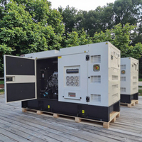 1/3 phases avec démarrage automatique moteur de marque Perkin 50-80kva AVR Protection générateur diesel silencieux/à cadre ouvert personnalisable