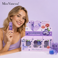 Set Perawatan Bibir Miss Vanessa Blueberry (lip gloss + masker bibir)