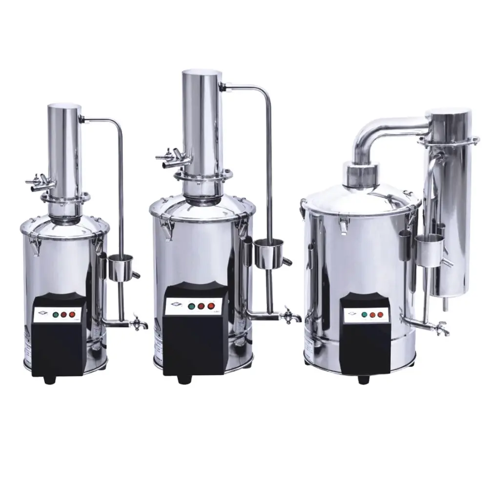 Drawell Laboratory 5L 10 L 20L Système de distillation d'eau en acier inoxydable Machine à distiller l'eau de laboratoire