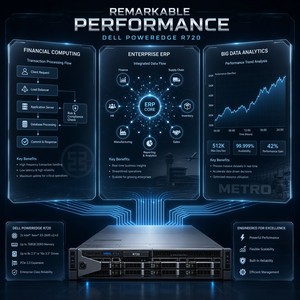Dell PowerEdge R720 Dual-Socket 2U Rack-Server Skalierbarer Speicher Virtualisierung ERP-Datenbank Cloud-Computing Rackmount-Server - Product Image 2