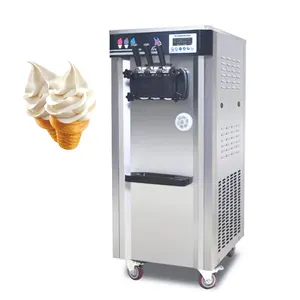 Petite Machine à crème glacée italienne commerciale 3 saveurs prix