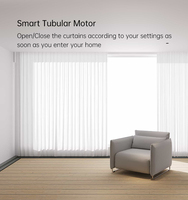 Module d'interrupteur intelligent LifeSmart 1m blanc pour rail de rideau avec télécommande via application WiFi CN