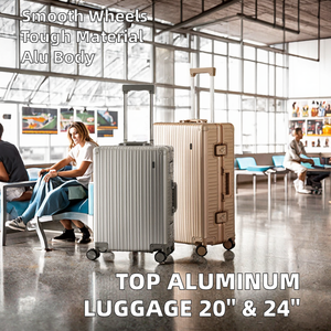 Meilleures ventes Valise de <span class=keywords><strong>voyage</strong></span> à roulettes en aluminium de haute qualité de 20 \ "24 \" avec roulette pivotante - Product Image 6