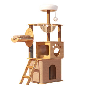 Casa de árbol para gatos de alta calidad, marco de escalada, lindos árboles grandes para gatos y rascador, madera de Sisal, torre de árbol para gatos - Product Image 2