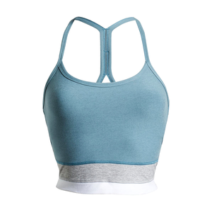 Conjunto de Yoga Reversible de Alta Calidad para Mujer, Talla Grande, Cuello Redondo, Top Corto Tipo Racerback, Pantalones Cortos con Cintura Elástica y Transpirables - Product Image 3