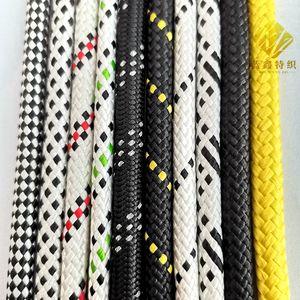 เชือก uhmwpe ถัก6มม. เชือกปีนแบบคงที่แรงทำลาย2Ton งานกลางแจ้งกู้ภัยทางอุตสาหกรรม - Product Image 1