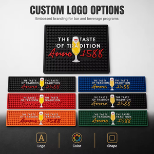Tapetes de Barra de Goma Modernos Personalizados, Absorbentes y Antideslizantes, con Logotipo Impreso, para Barra de Pub, Cervecería, Hotel - Product Image 3