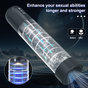 電気充電式男性ペニスポンプ真空拡大機ディックポンプデバイス - Product Image 2