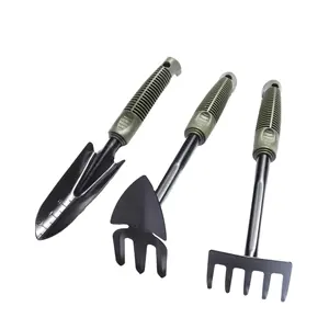 Wholesale 3 pcs kids garden gift tool set hand tool mini children garden hand tools set for transplanter cultivator