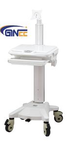 Ginee Medical Chariot mobile réglable de haute qualité avec tiroirs 4 roues pour utilisation en clinique hospitalière - Product Image 4