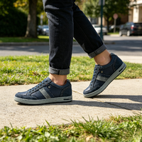 Chaussures décontractées pour hommes avec logo personnalisé, grandes tailles, légères, pour la marche et le skateboard - Vente en gros