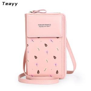 2023 largo nueva moda bolso cruzado de un solo hombro Cartera de gran capacidad para <span class=keywords><strong>mujer</strong></span> Mini bolso Ziplock personalizado - Product Image 1