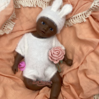 Poupées reborn réalistes en silicone à yeux ouverts, corps entier en silicone souple, bébé fille nouveau-né de 20 pouces avec sucette réelle