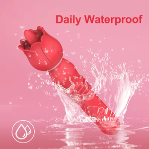 Vibrador Femenino 3 en 1 con Estimulación del Punto G, <span class=keywords><strong>Dildo</strong></span> Telescópico, Estimulación del Clítoris, Penetración <span class=keywords><strong>Vaginal</strong></span> y Anal, con Bola Giratoria - Product Image 5