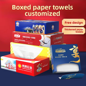 Khăn ăn Thương mại Tùy chỉnh và hộp giấy vệ sinh có in logo cho nhà hàng quán bar phòng ăn triển lãm thương mại - Product Image 3