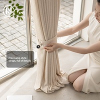 Nanzhi 'Personnal Favorite' Nouveaux Rideaux 2025 Translucides et Occultants pour Chambre et Salon, Montage sur Rail Shanhe