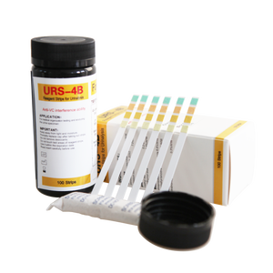 Bandelettes de test urinaire 4-en-1 (100 bandelettes) - Certifiées ISO - Kit d'autodiagnostic rapide en 30 secondes - Précision de 99,9 % - Matériel PVC/PET - Product Image 6