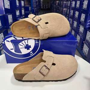 Sandales <span class=keywords><strong>Birkenstock</strong></span> pour hommes sur mesure, semelle en liège pour l'été, bout séparé pour l'extérieur, idéales comme chaussons - Product Image 6