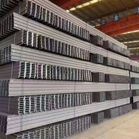 Poutres en I en acier laminé à chaud conformes à la norme ASTM avec services de découpe, pliage et soudage pour la construction