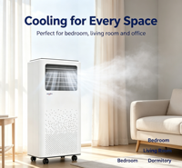 Climatiseur mobile Airwens 12000 BTU, climatiseur portable 220V 50Hz, refroidissement et chauffage, faible bruit